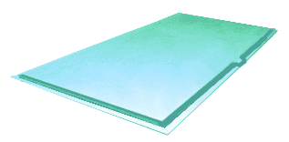 a film supported horizontal gel